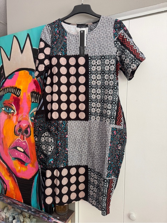 Zanzea Dresses & Skirts - NWT ZANZEA Mixed Print Tulip Balloon Midi Dress Extra Large lagenlook